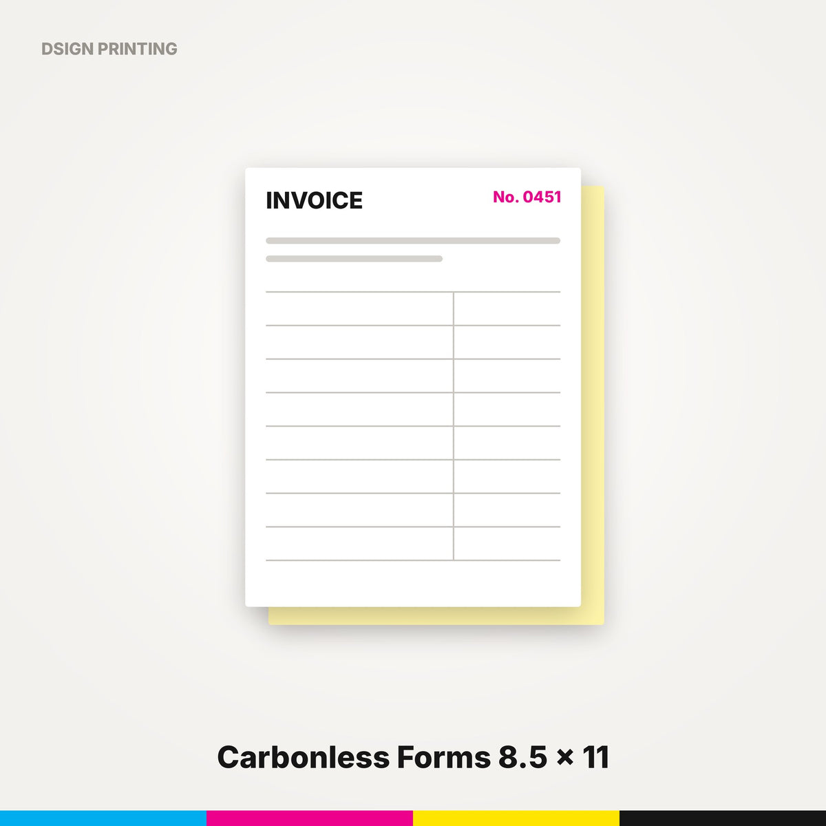 Carbonless Forms 8.5 x 11