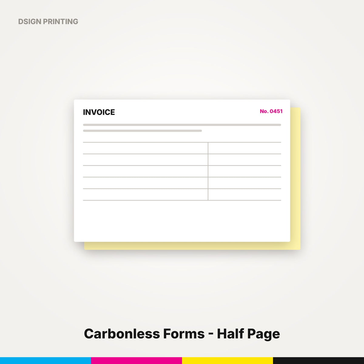 Carbonless Forms - Half Page