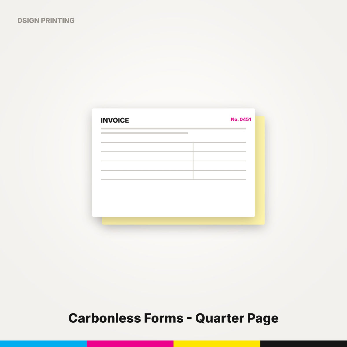 Carbonless Forms - Quarter Page